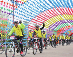 Yicheng cycling event promotes eco-friendly transport