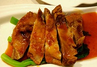 Goose Liver Fried with Veal Fat (网油包鹅肝 Wang You Bao E Gan)
