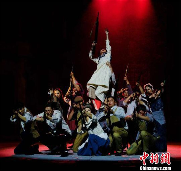 stage photo of drama to commerate Karl Marx.jpg