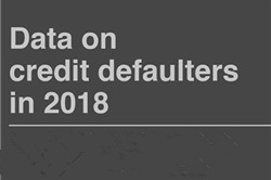 Data on credit defaulters in 2018