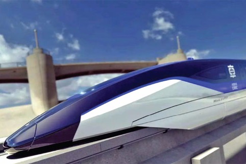 China unveils 600 kph maglev train prototype