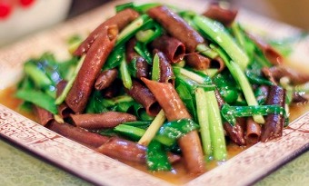 Dalian stir-fried sea intestine （炒海肠子 chaohaichangzi）