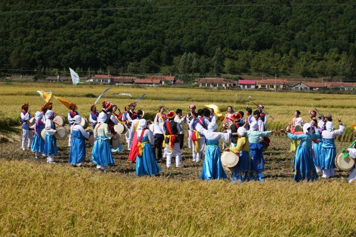 Farmers’ dance of China’s Korean ethnic group