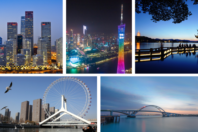 Most potential Chinese cities in digitalizing B&R countries