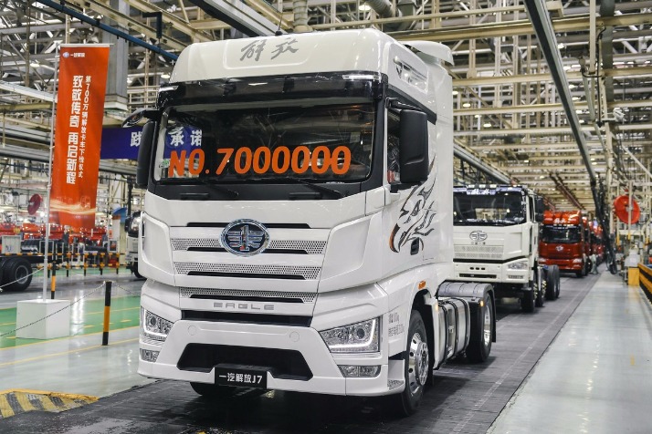 Jiefang sets Chinese truck sales record in H1