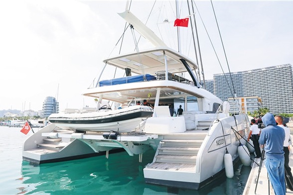 Hainan-HK-Macao 'free flow of yachts' begins following first HK catamaran's entry in Sanya