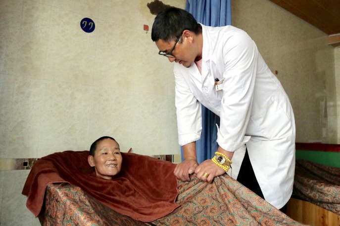 Bathed in Tibetan tradition: Many say therapy cures what ails them