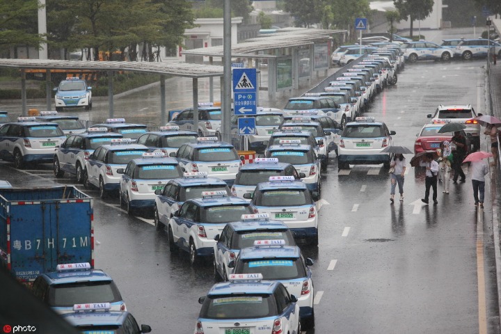 China issues blue alert for rainstorms