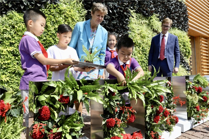 UK Day delights visitors at Beijing horticultural expo