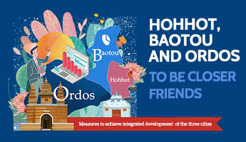 Infographic: Measures eye integrated development of Hohhot, Baotou and Ordos