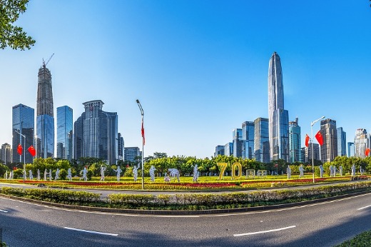Shenzhen city with highest development potential