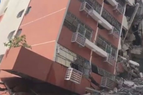 No casualties after residential building tilts in South China