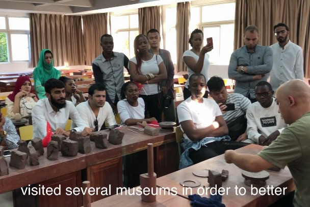 International students experience city glamor