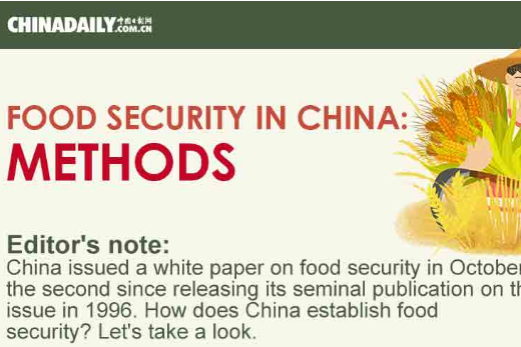 Food security in China: Methods
