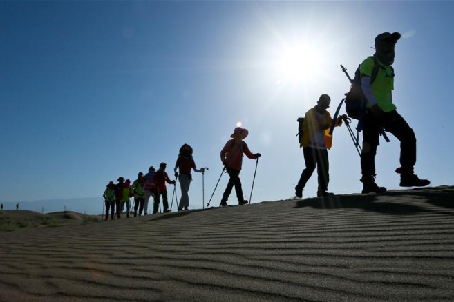 Gansu's greening sign of global warming