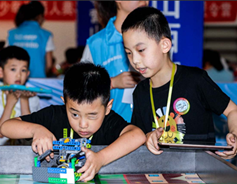Kids shine at Shanxi World Robot Olympiad