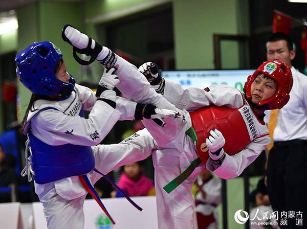 National taekwondo tournament opens in Hohhot