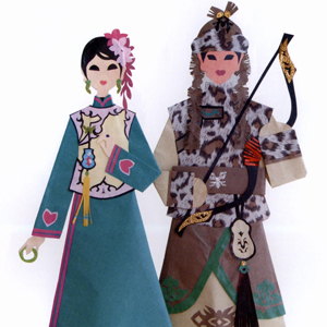 Modern Hanêka: Paper dolls enriched with color
