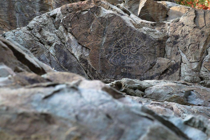 Rare cliff paintings found in NW China