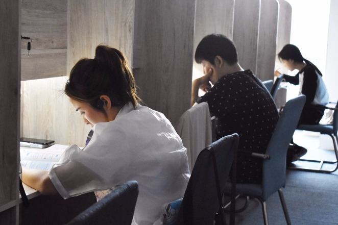 Nanjing’s shared study spaces appeal to students