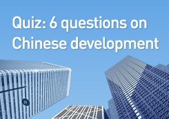6 questions on Chinese development