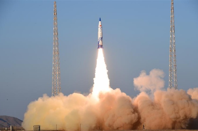 Commercial suborbital carrier rocket launched in China
