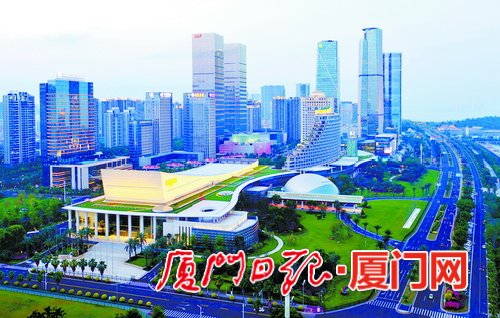厦门着力打造一流营商环境.图为会展北片区.(本报记者王火炎摄).jpg