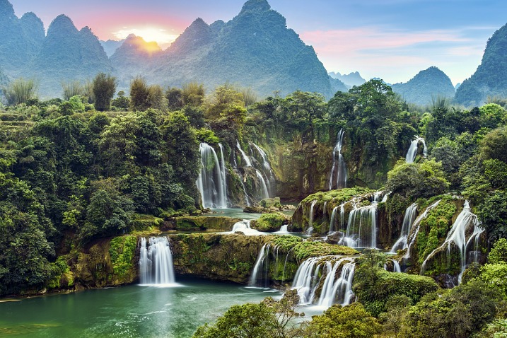 Detian Transnational Waterfall Scenic Spot, Guangxi Zhuang autonomous region