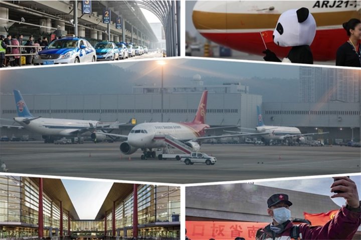 China's top 10 airports in passenger numbers in 2019