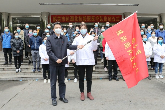 Fresh group of Guangdong medical workers heads to Hubei