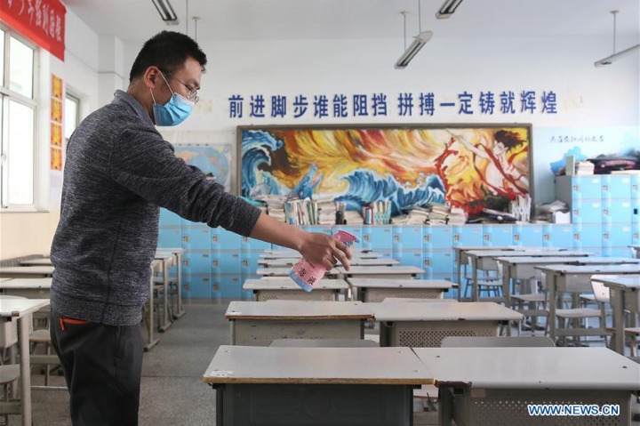 Students in final year of senior, junior high schools in Ningxia to return to school