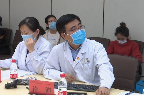 Gansu hospital shares COVID-19 experience with UK counterpart