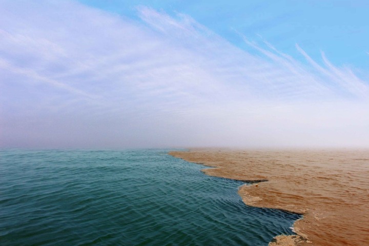 The Yellow River Estuary Ecological Scenic Area, Shandong province