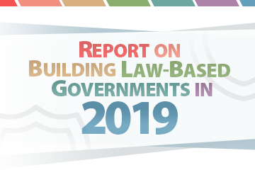 Report on building law-based governments in 2019