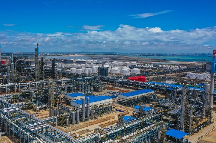 Big petrochemical project starts production in South China