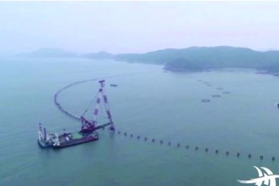 Zhejiang's largest marine pasture moves closer to completion