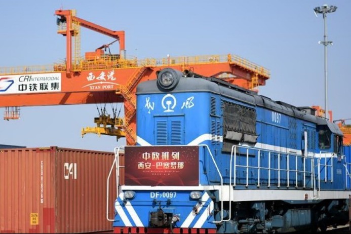 Number of China-Europe freight trains surges in H1