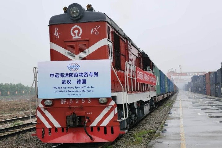 Wuhan sends medical supplies to Germany