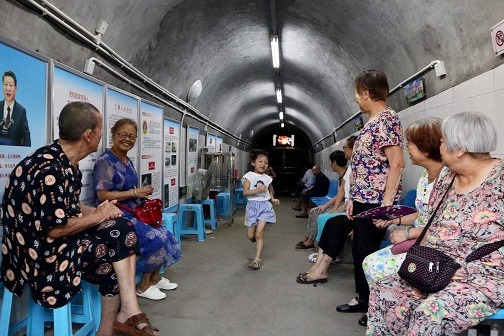 Air-raid shelters take on new life in Chongqing