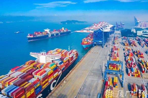 Xiamen posts 5.4% growth in foreign trade in Jan-July
