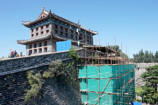 Eastern end of Great Wall under repair