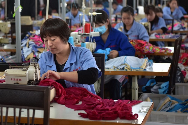 China's textile, garment exports continue to expand