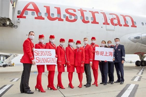 Austrian Airlines resume passenger flights to Shanghai