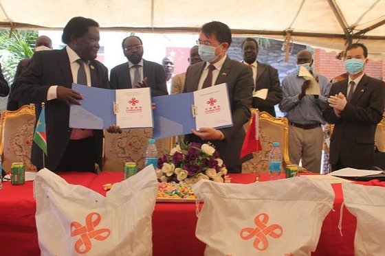China donates 1,500 tons of rice to support South Sudan's peace process