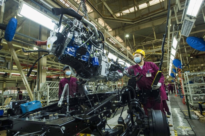 China's PMI above expansion line for 8 straight months