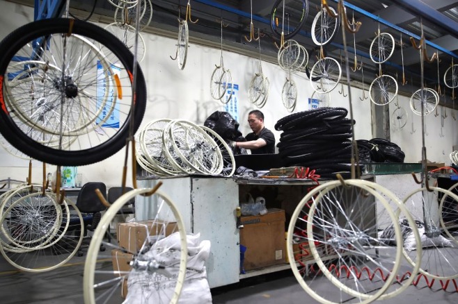 China's bicycle exports surge as cycling becomes top choice for short trips