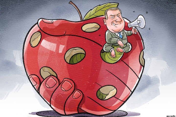 The rotten apple