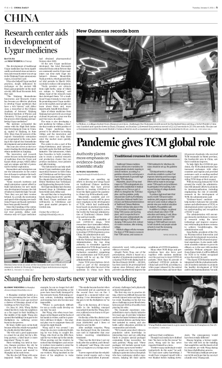 Pandemic gives TCM global role