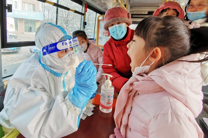 Dalian collects 3.44 m residents' samples for COVID-19 testing