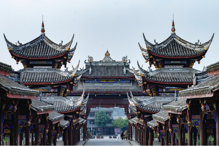 Ancient town exudes unique charms in Chengdu